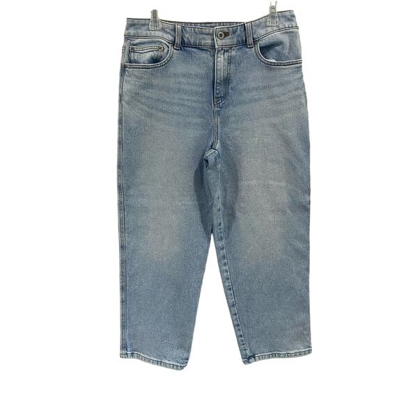 Talbots High Waist Straight Ankle Jeans in Lightwash Size 10P - Picture 1 of 12